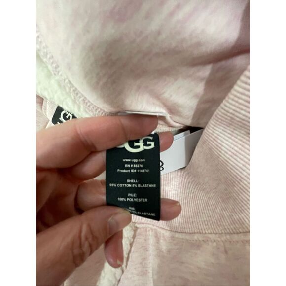 UGG NWT Daylin Bonded Fleece Pant Logo Pink Size L - Picture 10 of 13